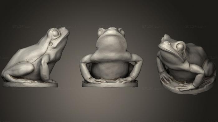 Animal figurines (Frosch l 2, STKJ_0984) 3D models for cnc